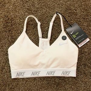 White Nike Sports Bra